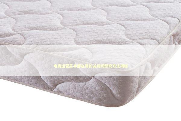 电商运营高手都在用的关键词研究方法揭秘 企业服务